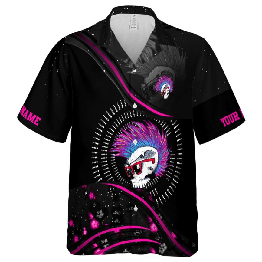 Customized Punk Dynamic Swirl Hawaiian Shirt Fashion forward