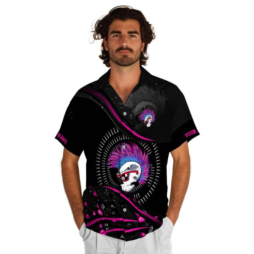 Customized Punk Dynamic Swirl Hawaiian Shirt New Arrival