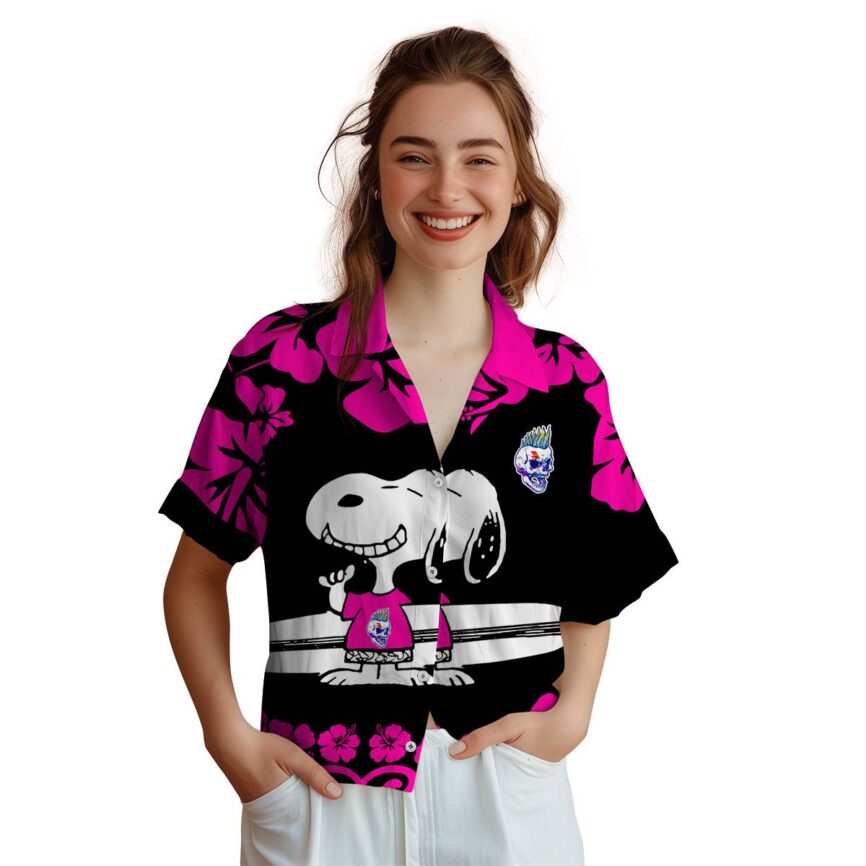 Customized Punk Surfing Snoopy Hawaiian Shirt Top rated