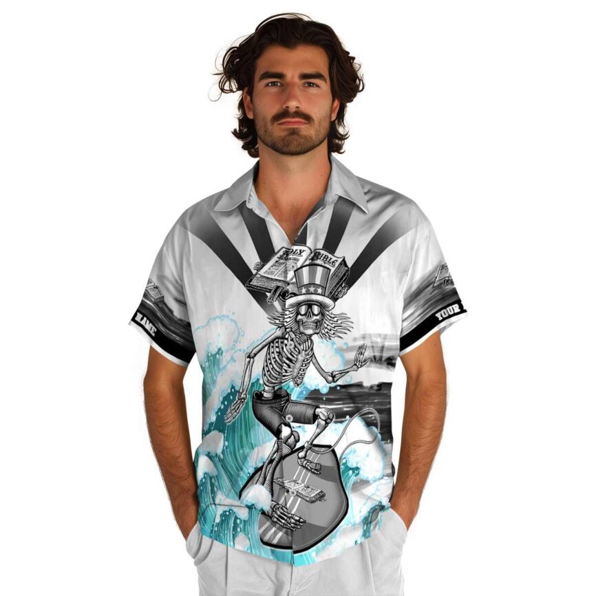 Customized Puritan Grateful Dead Motif Hawaiian Shirt New Arrival
