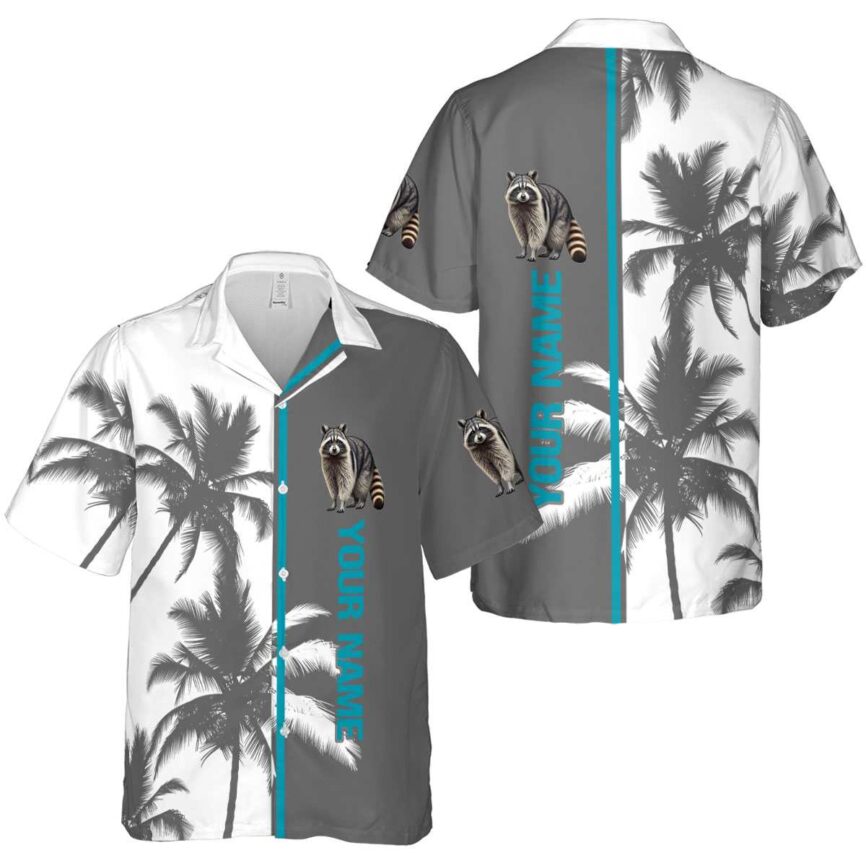 Customized Raccoon Beach Vibes Hawaiian Shirt Latest Model