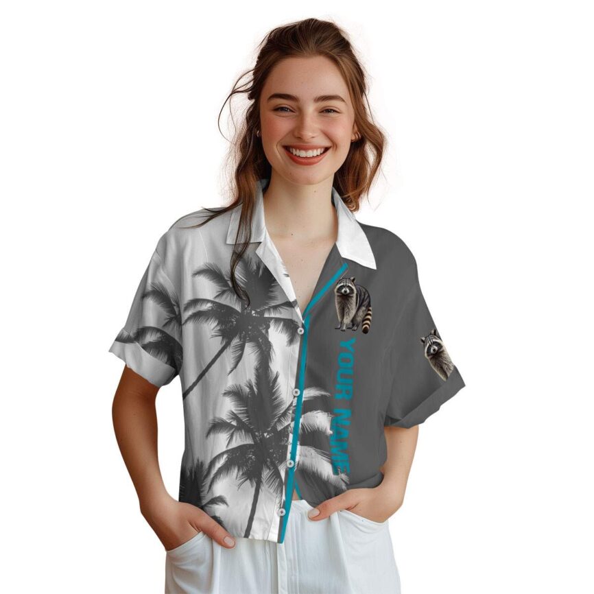 Customized Raccoon Beach Vibes Hawaiian Shirt Trendy
