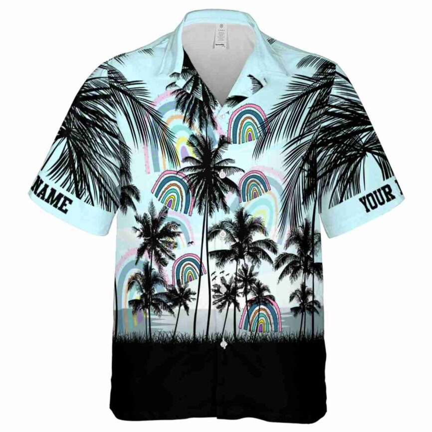 Customized Rainbow Island Scenery Hawaiian Shirt Fashion forward