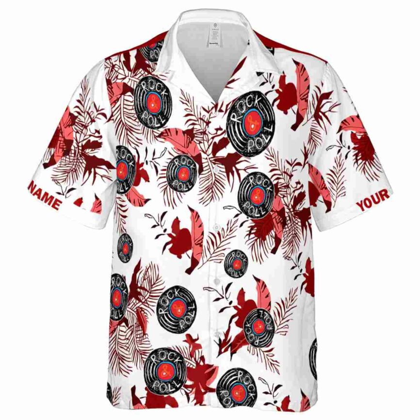 Customized Rock And Roll Leafy Accents Hawaiian Shirt Fashion forward