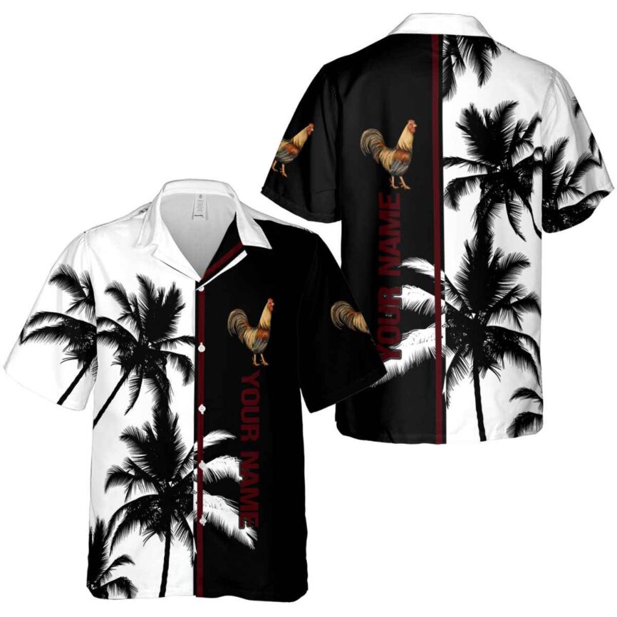 Customized Rooster Beach Vibes Hawaiian Shirt Latest Model