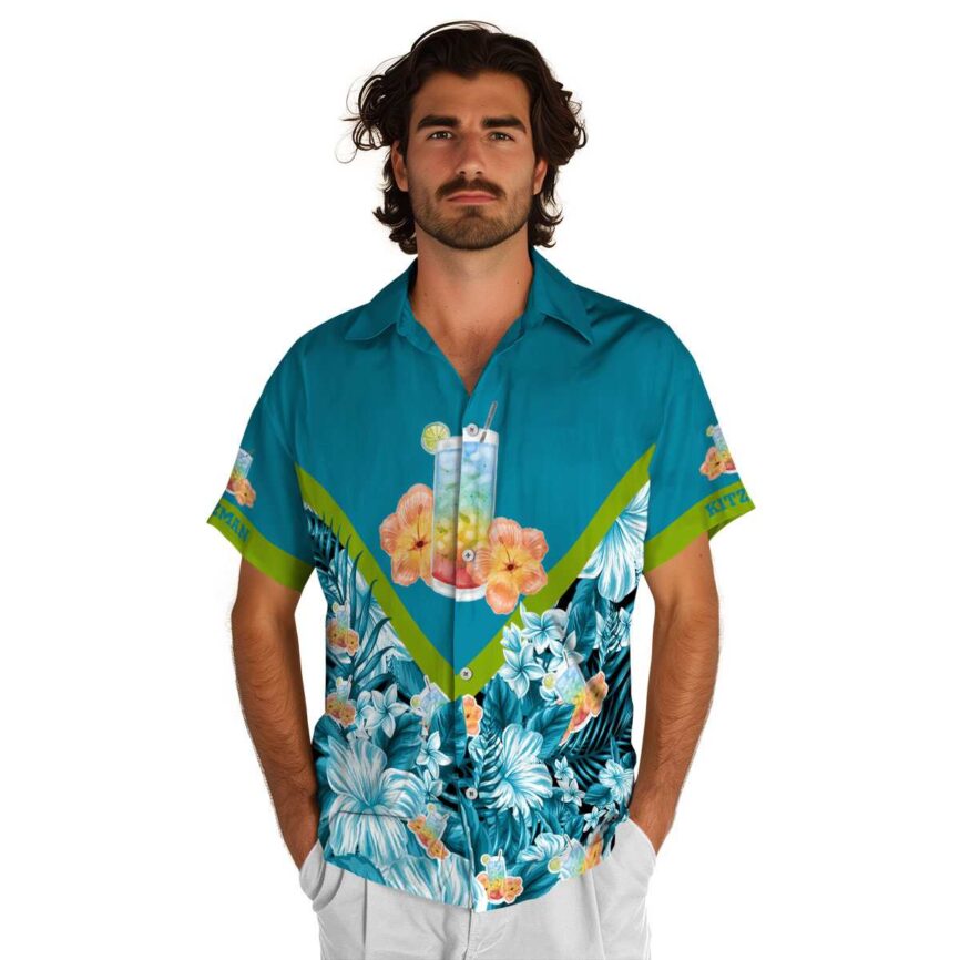 Customized Scotch And Soda Bold Floral Number Hawaiian Shirt New Arrival