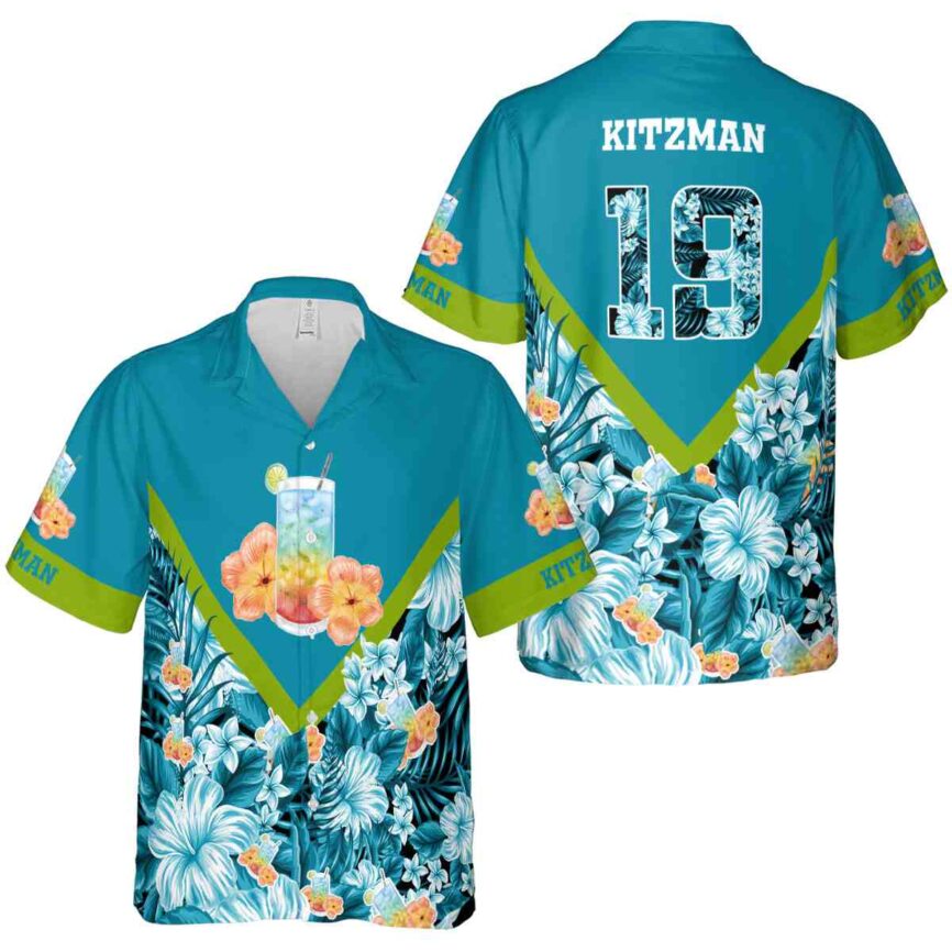 Customized Scotch And Soda Bold Floral Number Hawaiian Shirt Premium grade