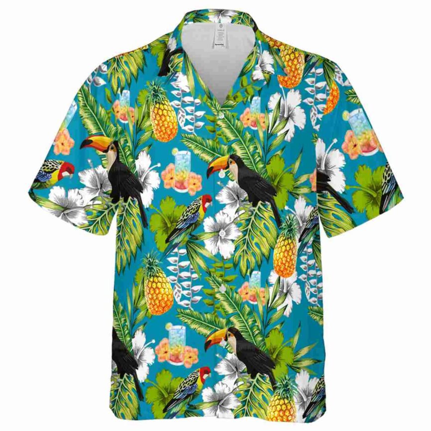 Customized Scotch And Soda Toucan Bird Hawaiian Shirt Fashion forward