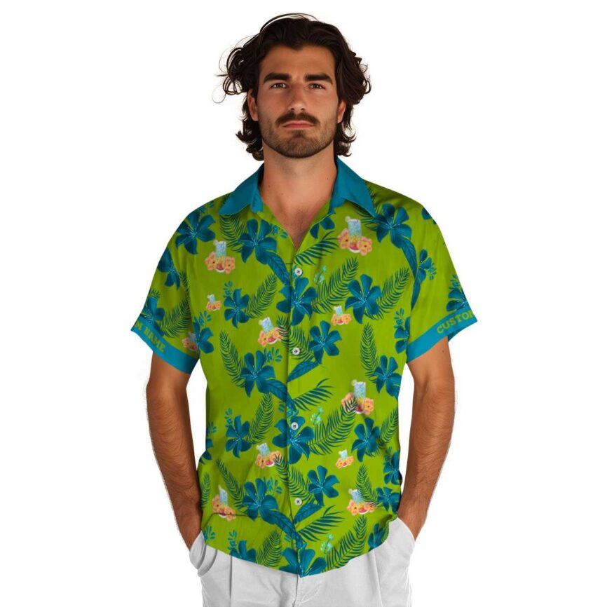Customized Scotch And Soda Tropical Flower Hawaiian Shirt New Arrival