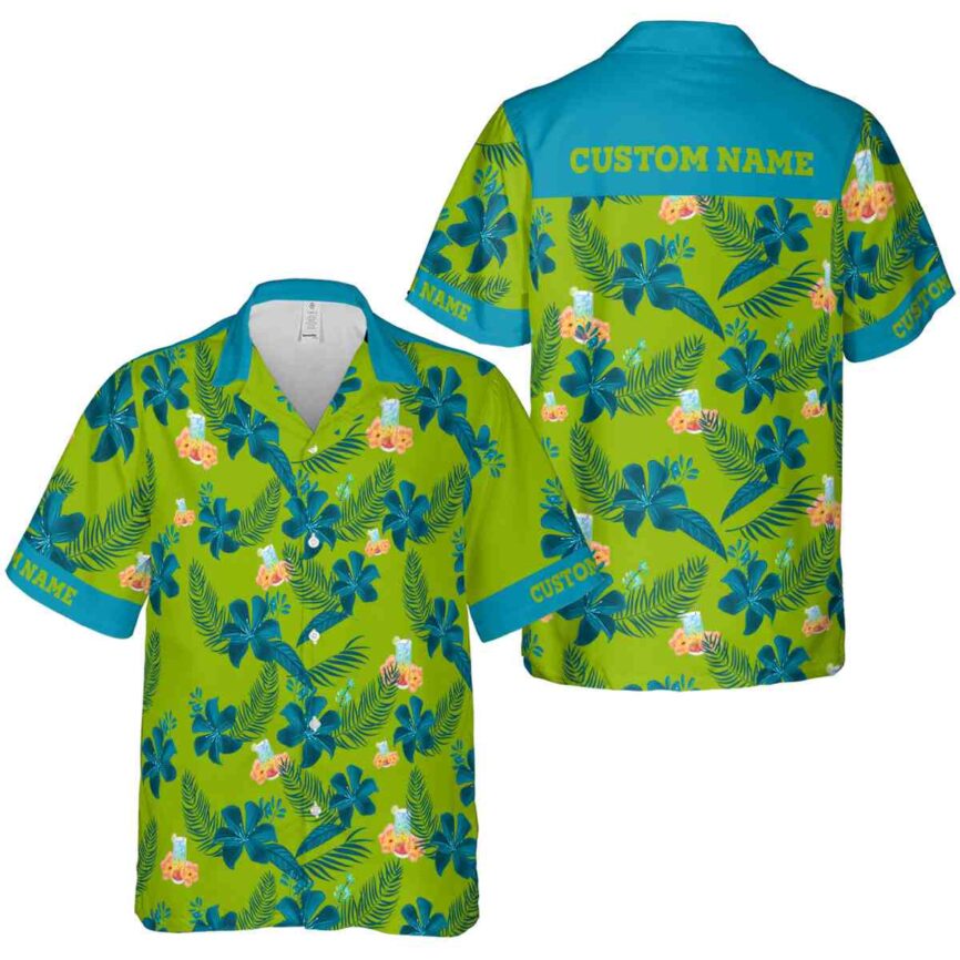 Customized Scotch And Soda Tropical Flower Hawaiian Shirt Premium grade