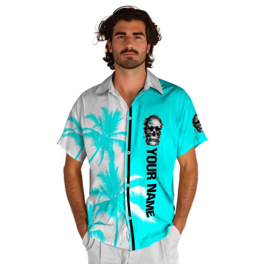 Customized Skull Beach Vibes Hawaiian Shirt High quality