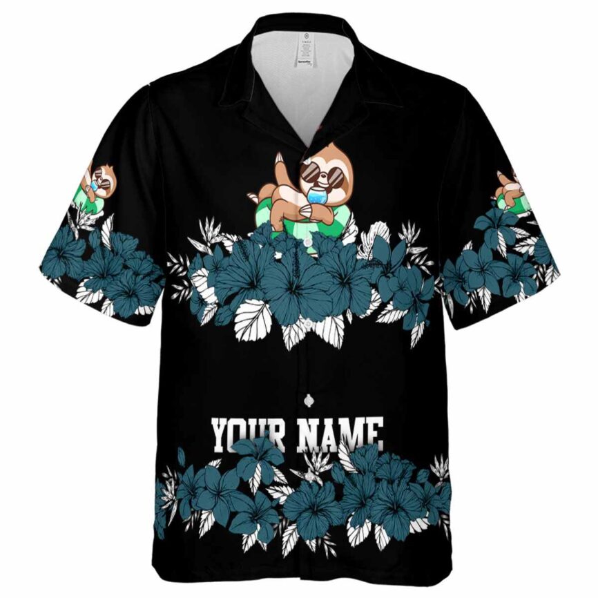 Customized Sloth Hibiscus Band Hawaiian Shirt Fashion forward