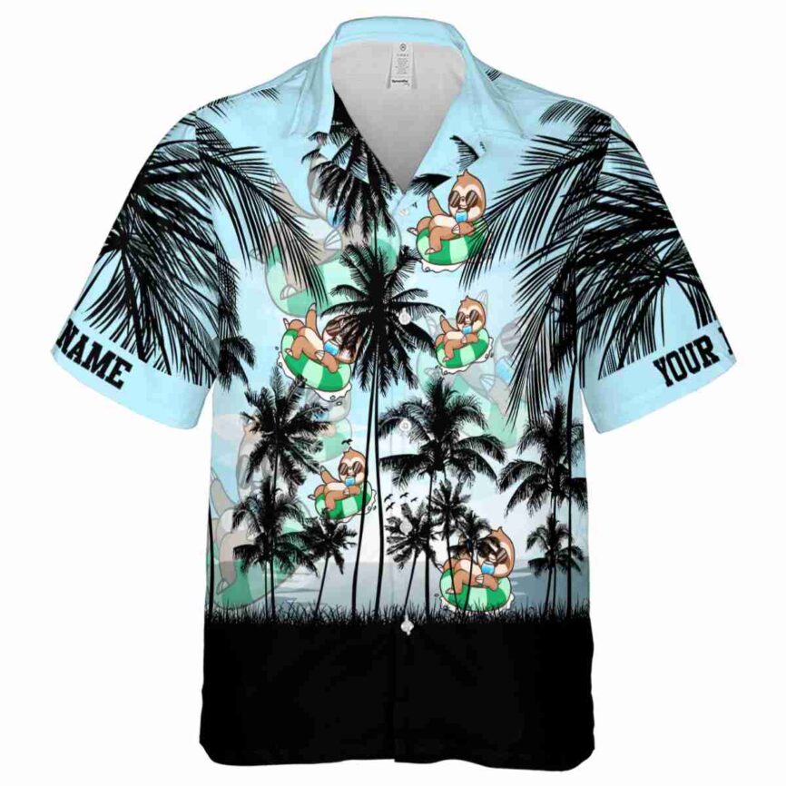 Customized Sloth Island Scenery Hawaiian Shirt Fashion forward