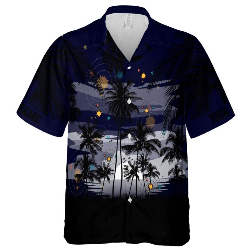 Customized Space Island Scenery Hawaiian Shirt Fashion forward