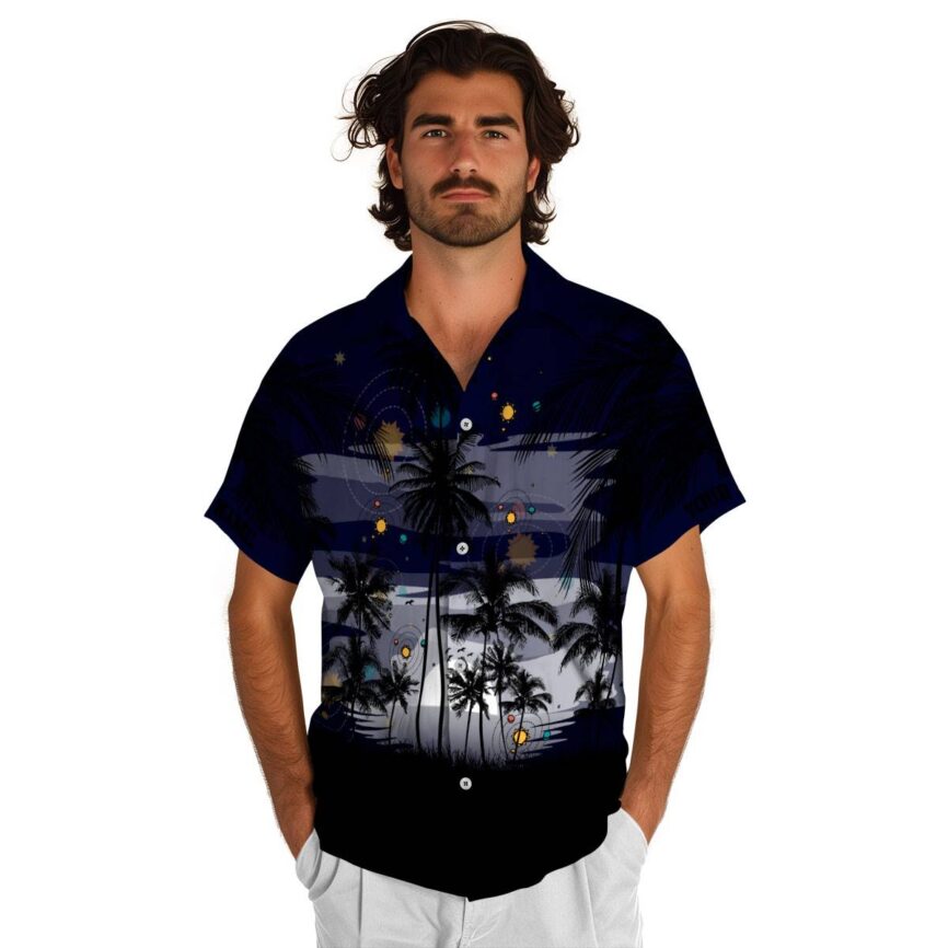 Customized Space Island Scenery Hawaiian Shirt New Arrival