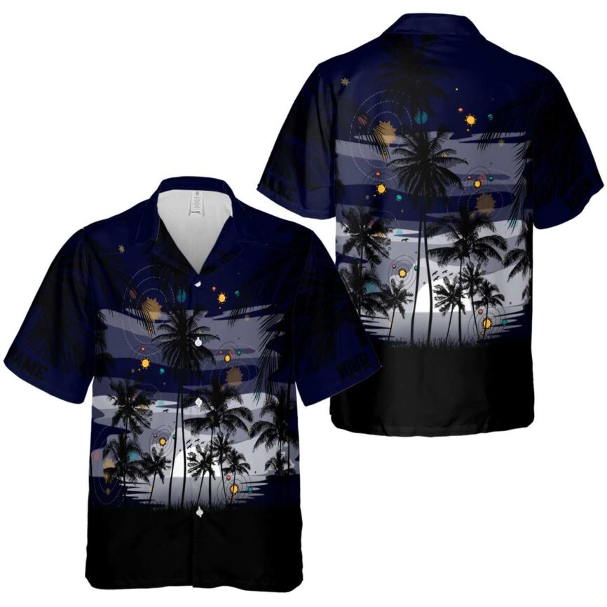 Customized Space Island Scenery Hawaiian Shirt Premium grade