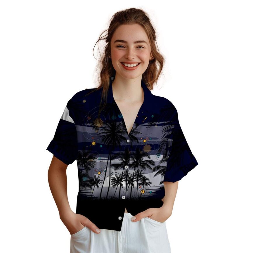 Customized Space Island Scenery Hawaiian Shirt Top rated