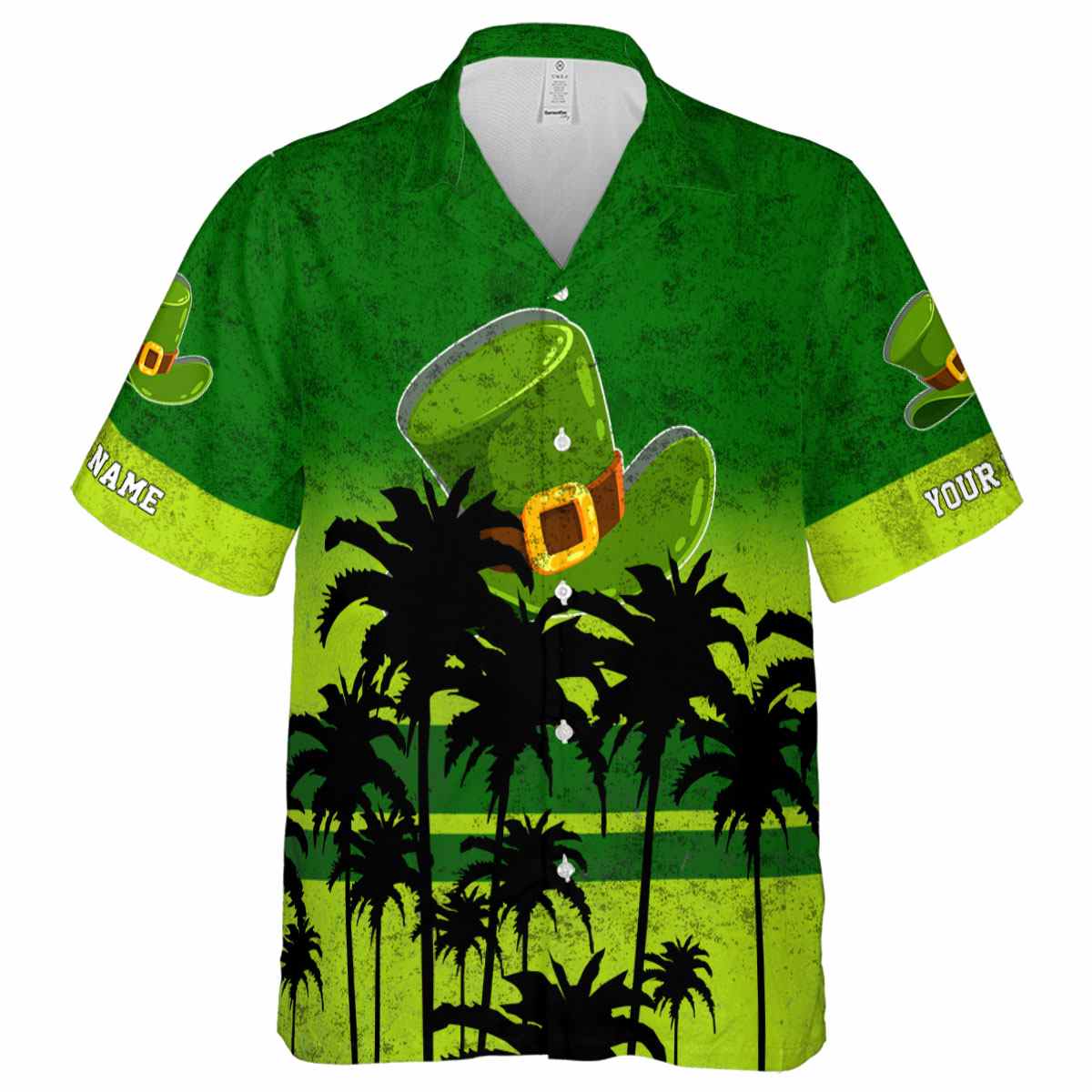 Customized St Patricks Day Sunset Gradient Hawaiian Shirt Fashion forward Customized St Patricks Day Sunset Gradient Hawaiian Shirt Fashion forward