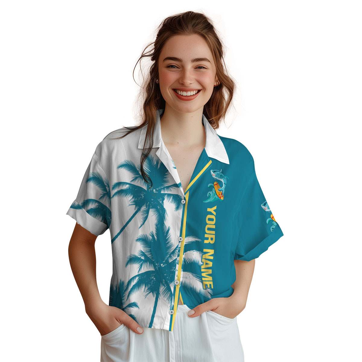 Customized Summer Beach Vibes Hawaiian Shirt Trendy Customized Summer Beach Vibes Hawaiian Shirt Trendy