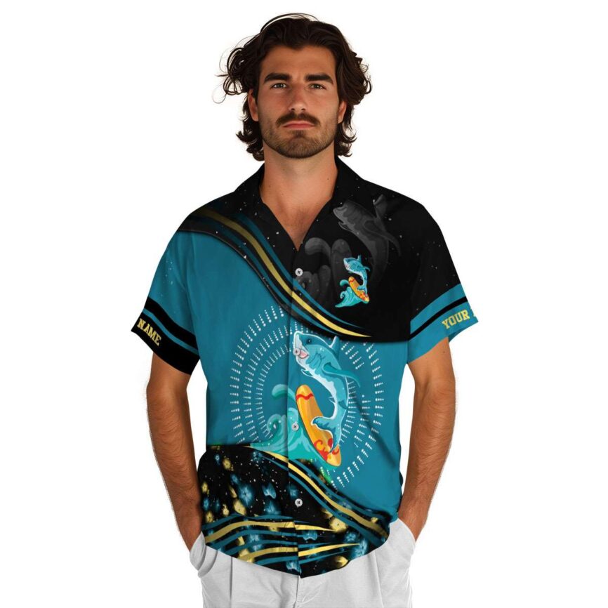 Customized Summer Dynamic Swirl Hawaiian Shirt New Arrival