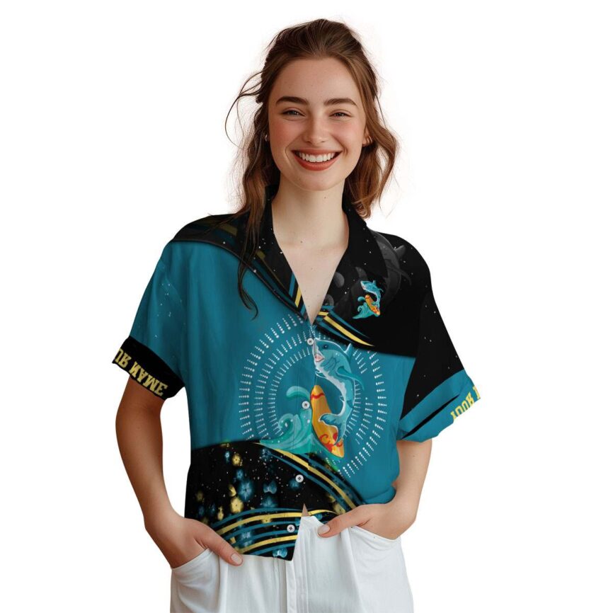 Customized Summer Dynamic Swirl Hawaiian Shirt Top rated