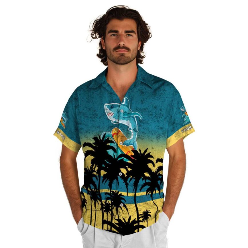 Customized Summer Sunset Gradient Hawaiian Shirt New Arrival
