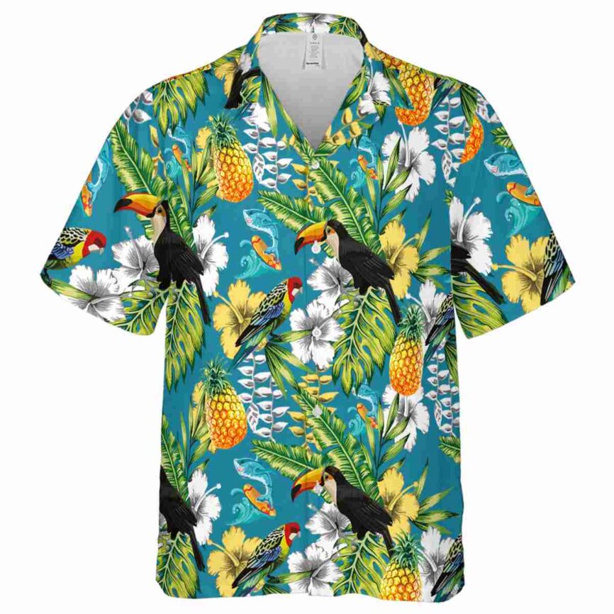 Customized Summer Toucan Bird Hawaiian Shirt Fashion forward