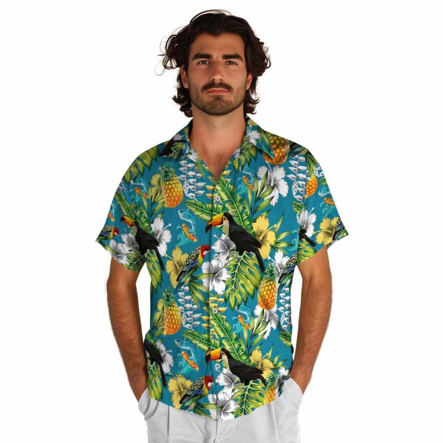 Customized Summer Toucan Bird Hawaiian Shirt New Arrival