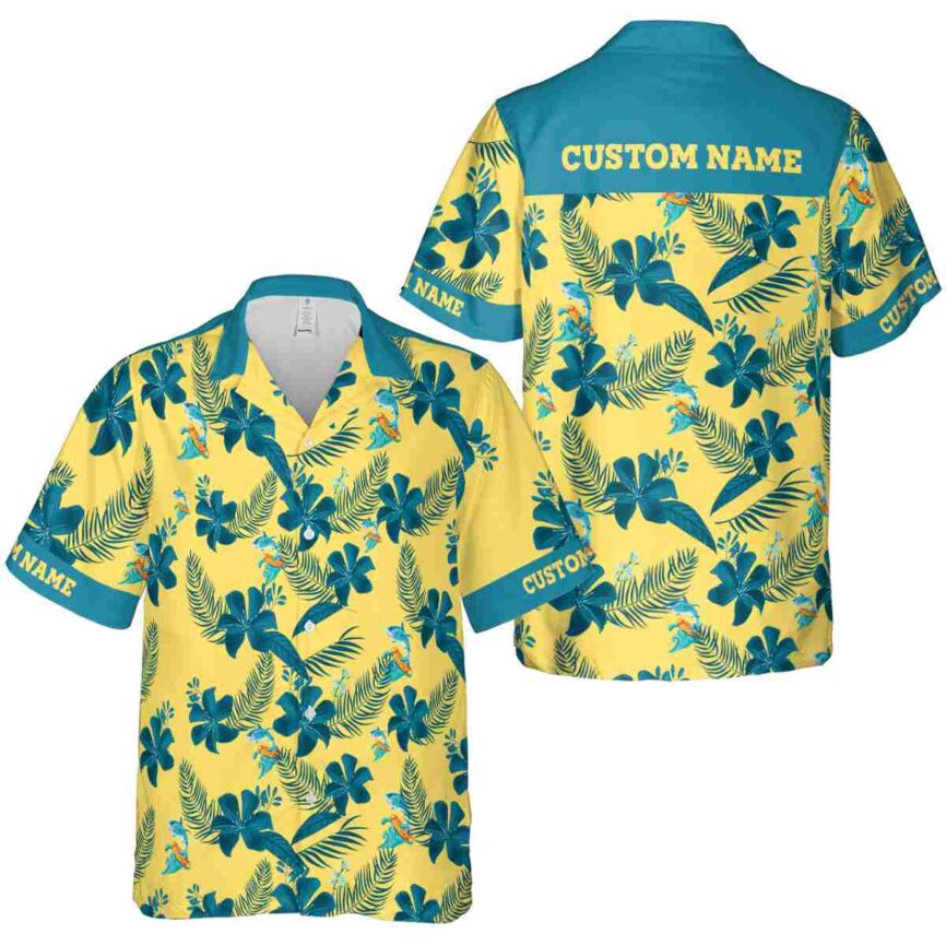 Customized Summer Tropical Flower Hawaiian Shirt Premium grade