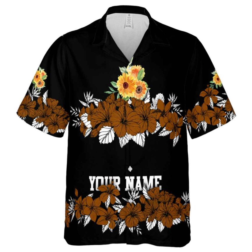Customized Sunflower Hibiscus Band Hawaiian Shirt Fashion forward