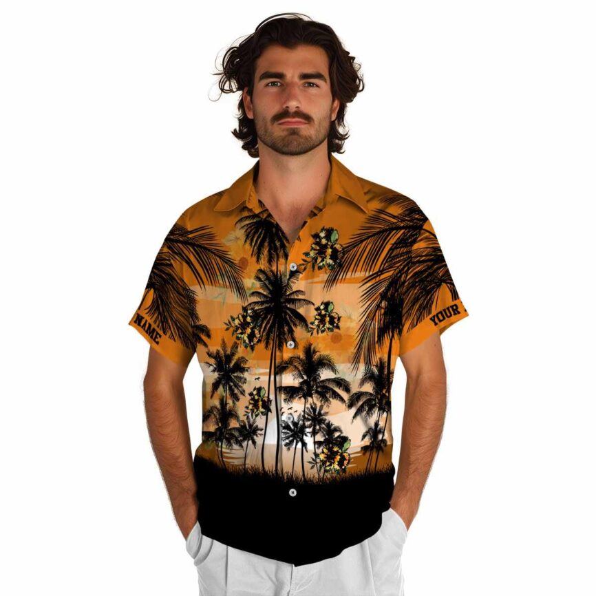 Customized Sunflower Island Scenery Hawaiian Shirt New Arrival