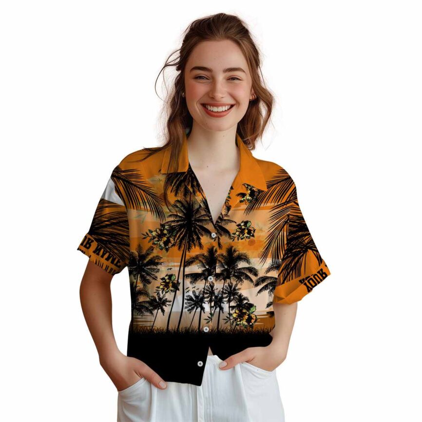 Customized Sunflower Island Scenery Hawaiian Shirt Top rated