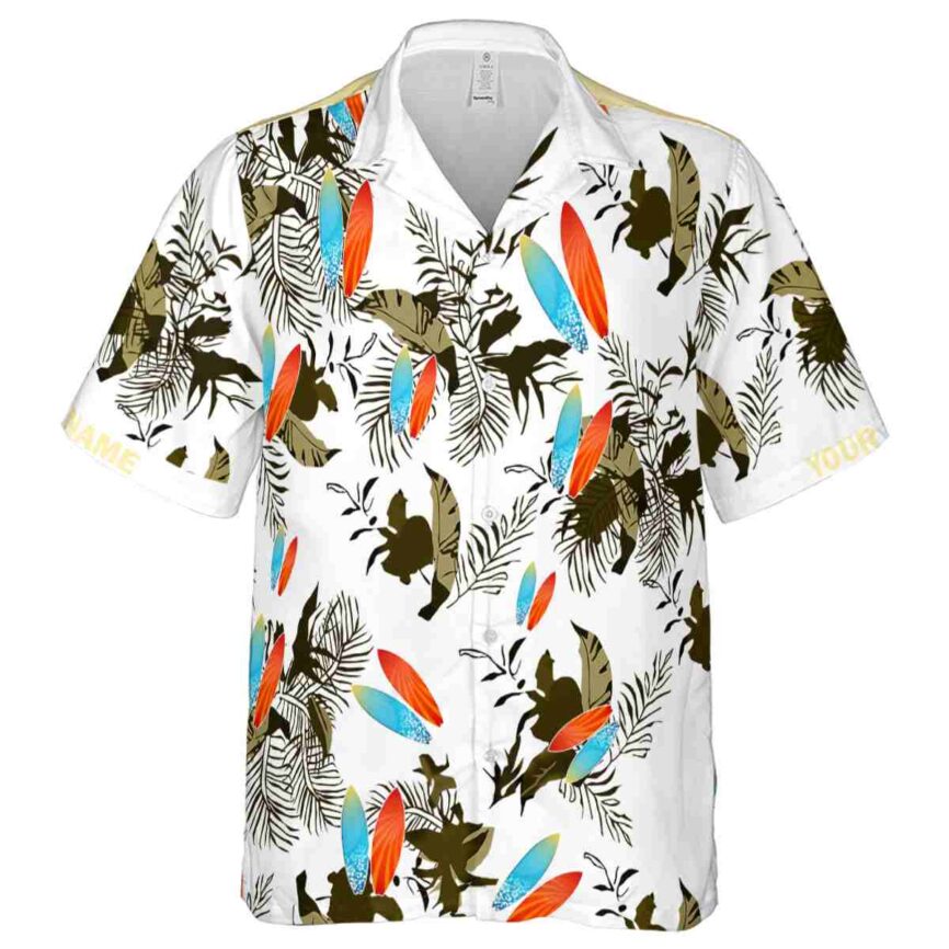 Customized Surf Leafy Accents Hawaiian Shirt Fashion forward