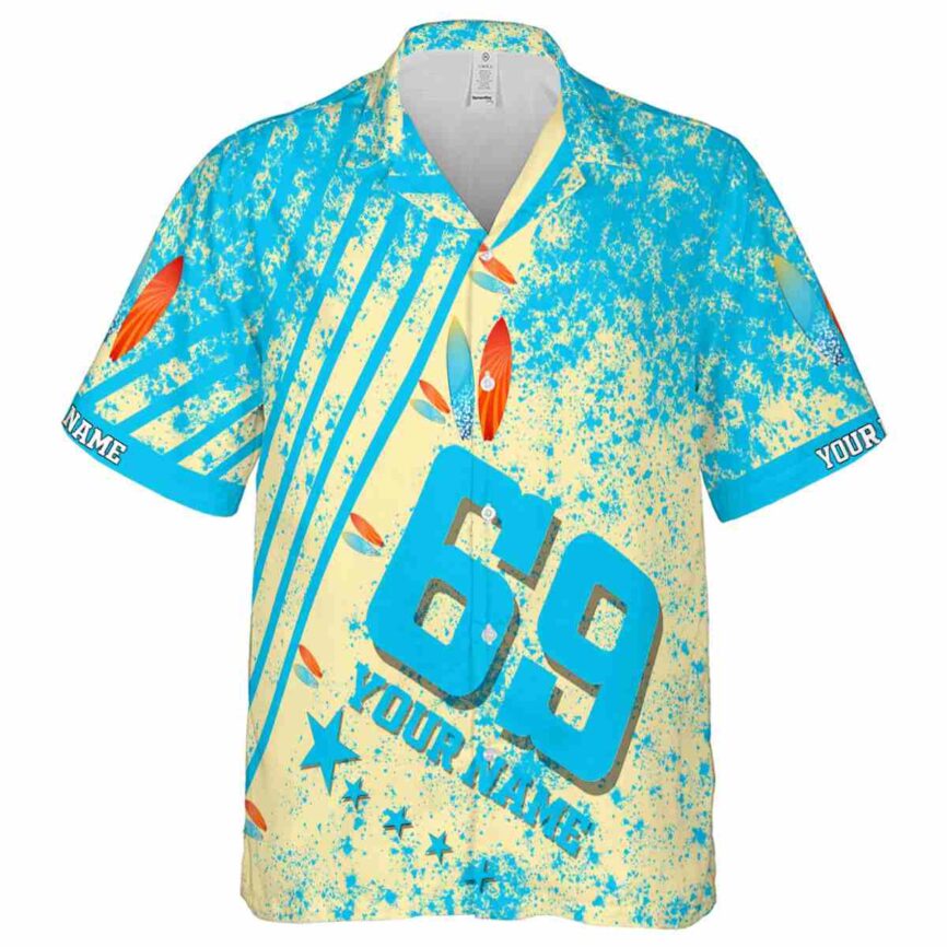 Customized Surf Stripe Burst Hawaiian Shirt Fashion forward