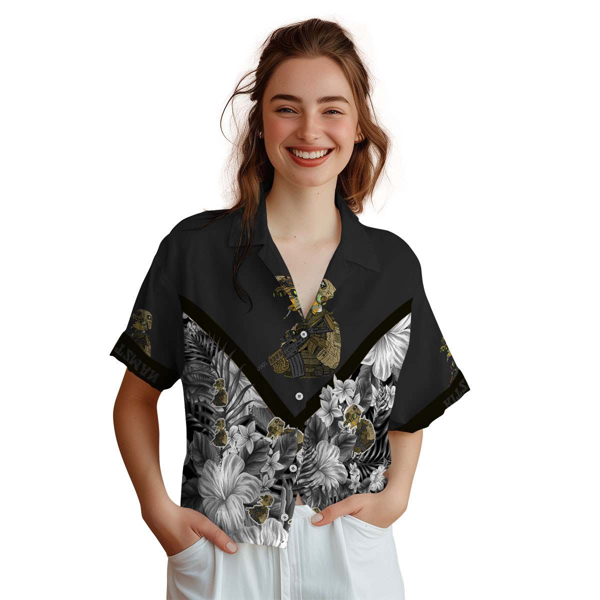 Customized Tactical Bold Floral Number Hawaiian Shirt Top rated Customized Tactical Bold Floral Number Hawaiian Shirt Top rated