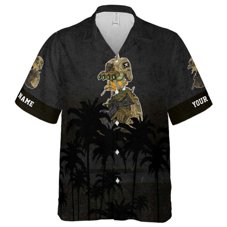 Customized Tactical Sunset Gradient Hawaiian Shirt Fashion forward
