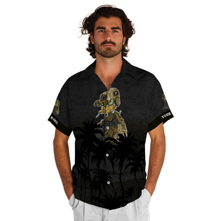 Customized Tactical Sunset Gradient Hawaiian Shirt New Arrival