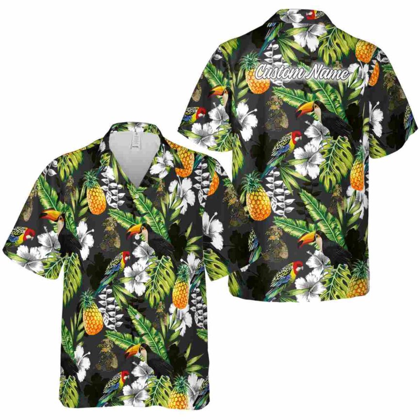 Customized Tactical Toucan Bird Hawaiian Shirt Premium grade