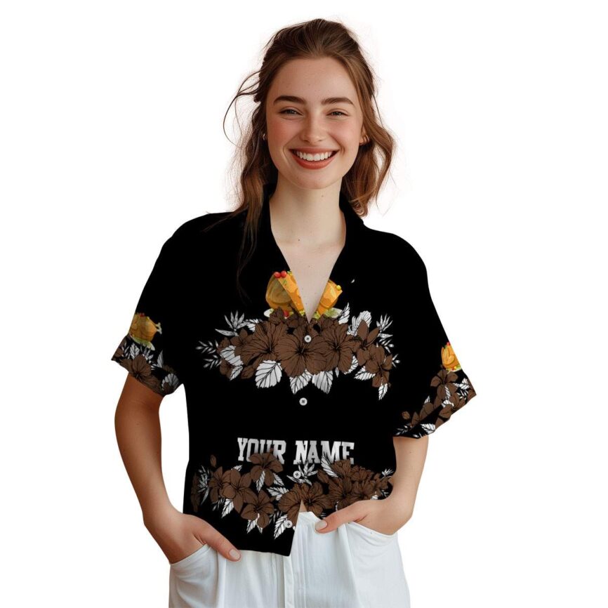Customized Thanksgiving Hibiscus Band Hawaiian Shirt Top rated