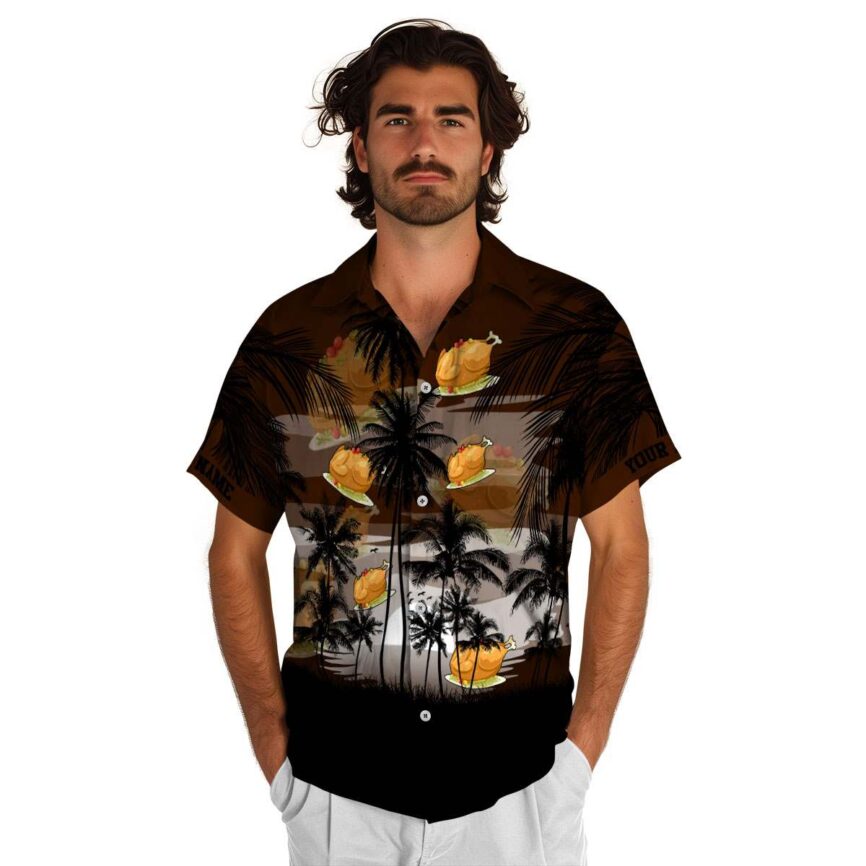 Customized Thanksgiving Island Scenery Hawaiian Shirt New Arrival