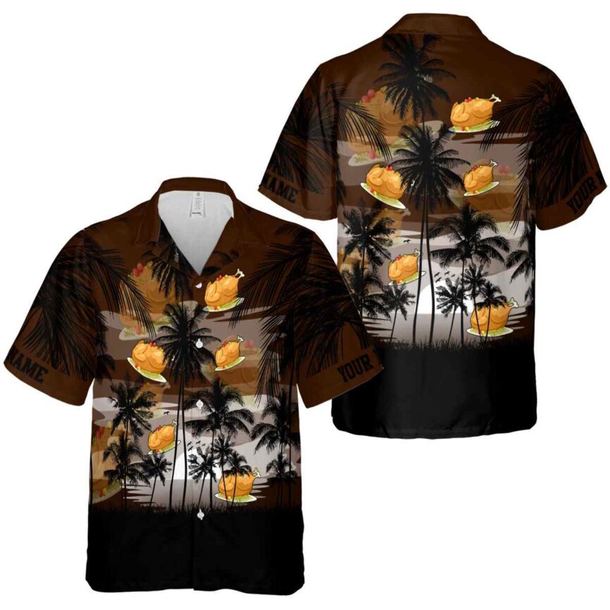 Customized Thanksgiving Island Scenery Hawaiian Shirt Premium grade