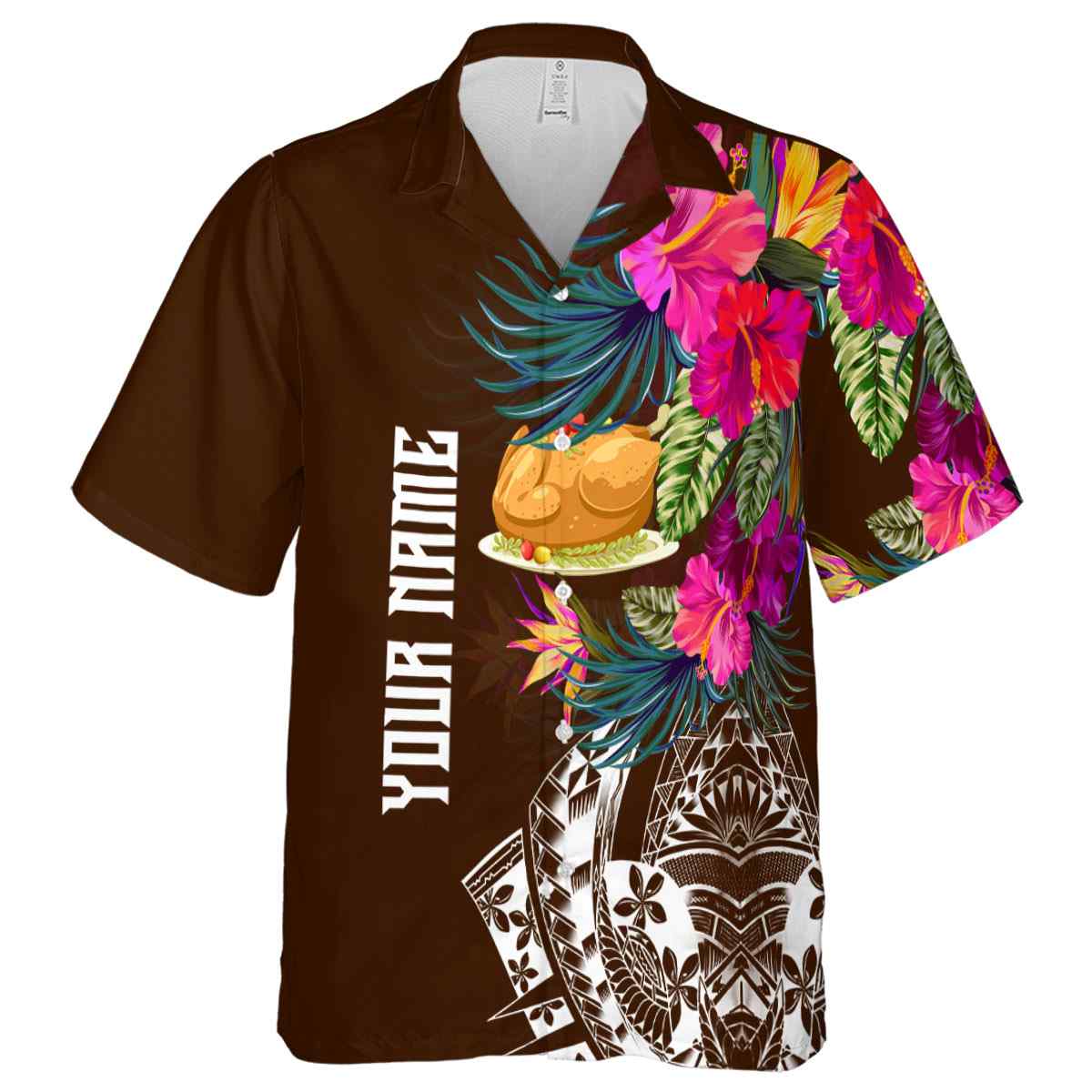 Customized Thanksgiving Polynesian Flowers Hawaiian Shirt Fashion forward Customized Thanksgiving Polynesian Flowers Hawaiian Shirt Fashion forward