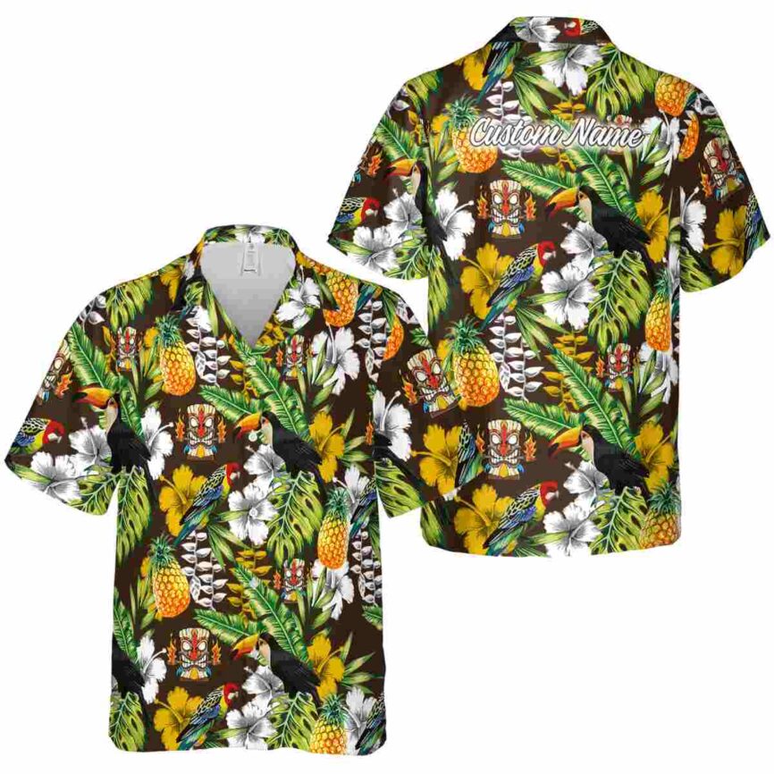Customized Tiki Toucan Bird Hawaiian Shirt Premium grade