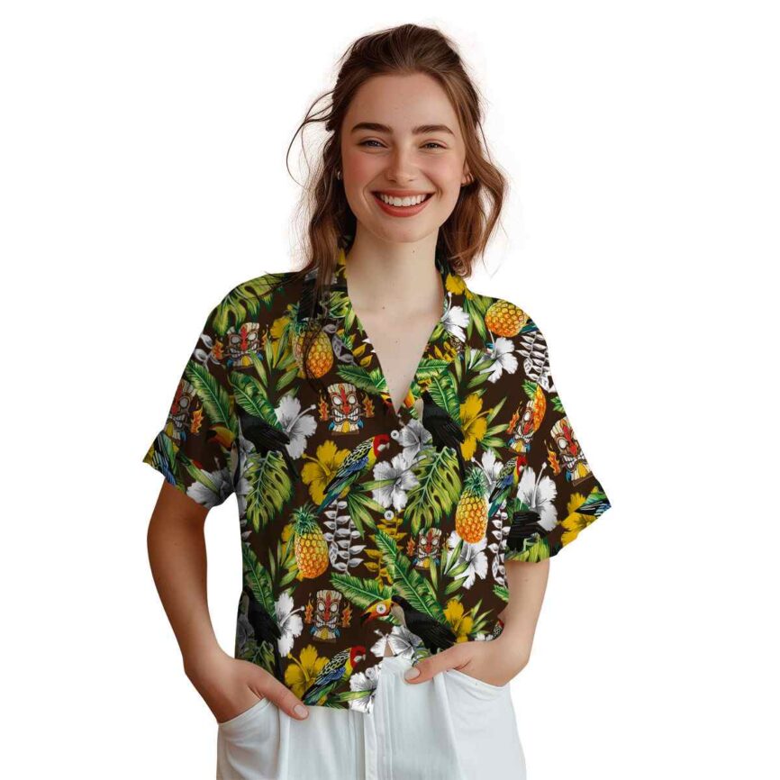Customized Tiki Toucan Bird Hawaiian Shirt Top rated