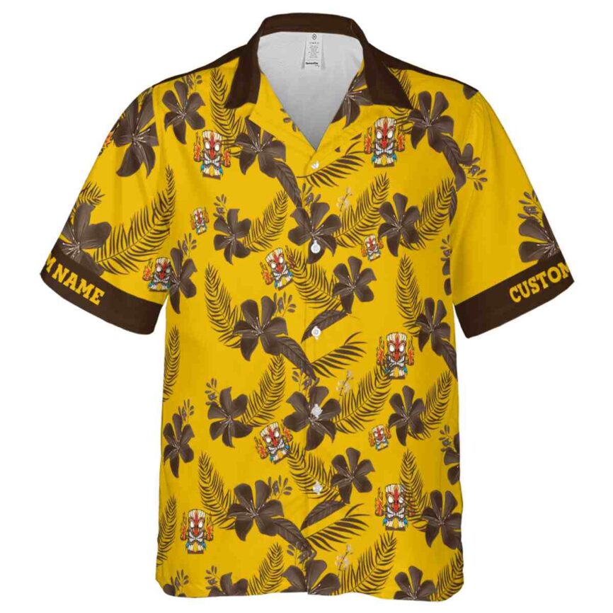 Customized Tiki Tropical Flower Hawaiian Shirt Fashion forward