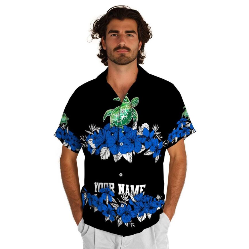 Customized Tribal Hibiscus Band Hawaiian Shirt New Arrival