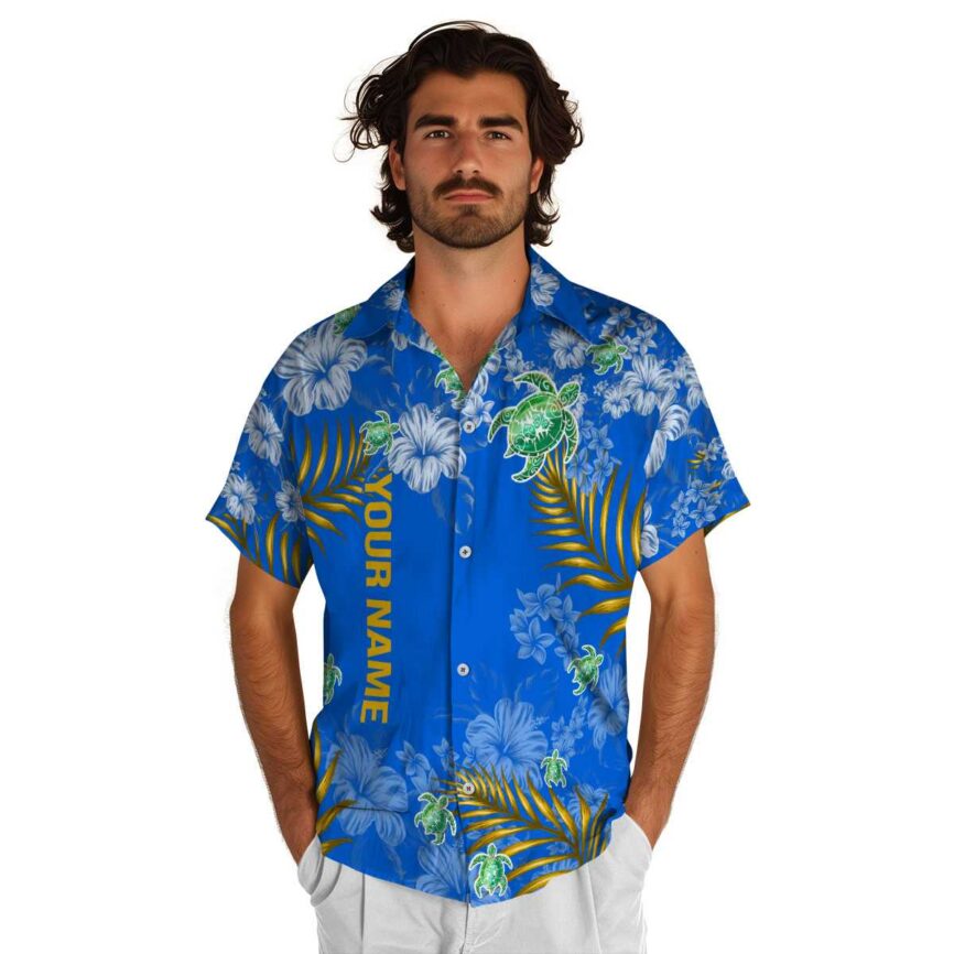 Customized Tribal Hibiscus Pattern Hawaiian Shirt New Arrival