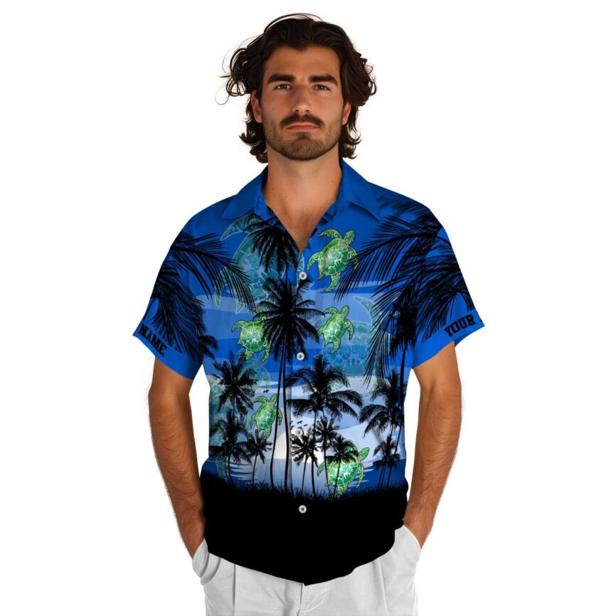 Customized Tribal Island Scenery Hawaiian Shirt New Arrival