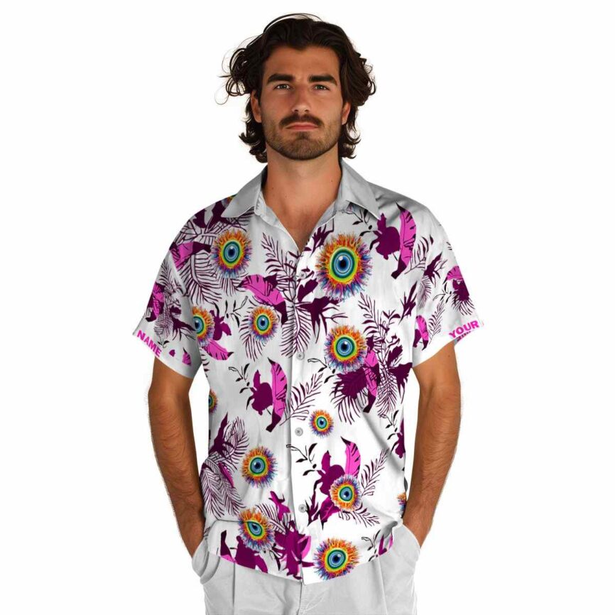 Customized Trippy Leafy Accents Hawaiian Shirt New Arrival