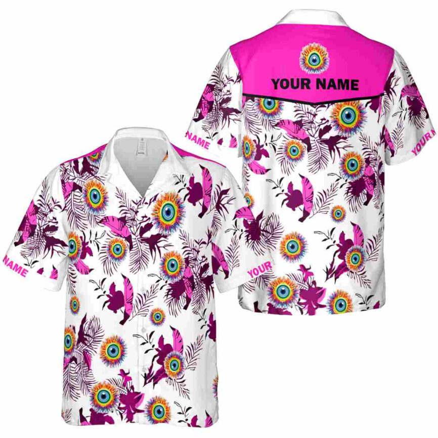 Customized Trippy Leafy Accents Hawaiian Shirt Premium grade